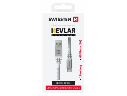 Kabel pro Swissten Kevlar USB