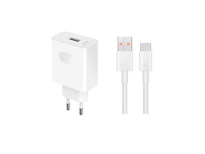 HN-200330E00 Honor Original Cestovní nabíječka 66W + USB-C Datový Kabel  White