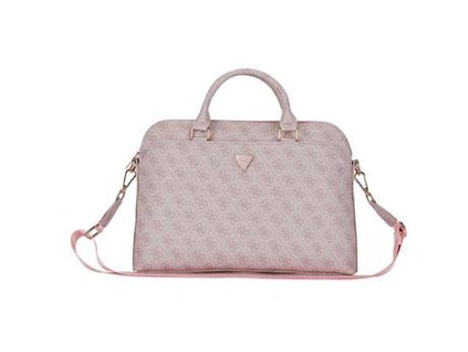Guess PU 4G Triangle Logo Taška na Notebook 13/14/15" Pink