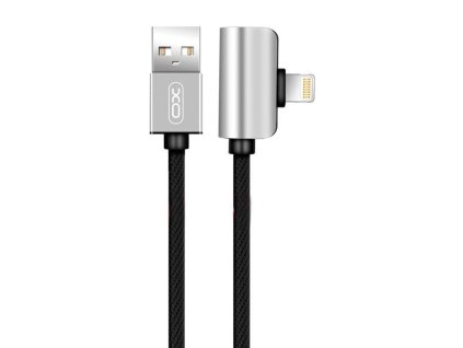 XO NB46 lightning audio adapter jack dual port usb charge music silver 1