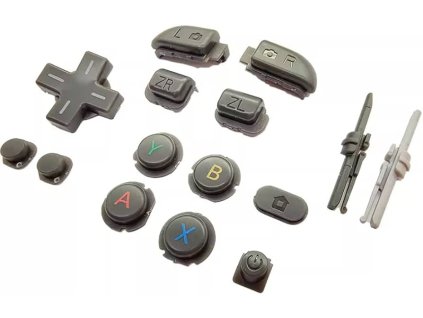 3ds button set black 0cyroolm