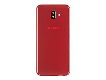 Samsung SM J610F Galaxy J6+ Backcover With Midframe + Camera Lens Red1