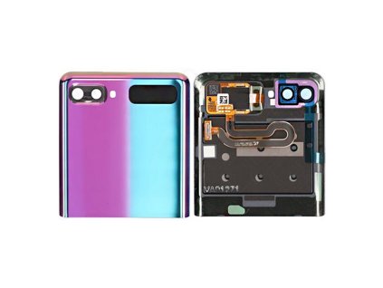 z flip lcd purple