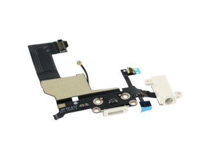 apple iphone 5g charge connector flex cable white 1598255776.4597