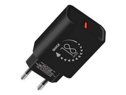 OBAL:ME Cestovní Nabíječka USB-A 18W Black
