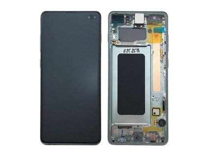 Samsung G975F Galaxy S10 Plus LCD Display + Touchscreen + Frame GH82 18849E Green
