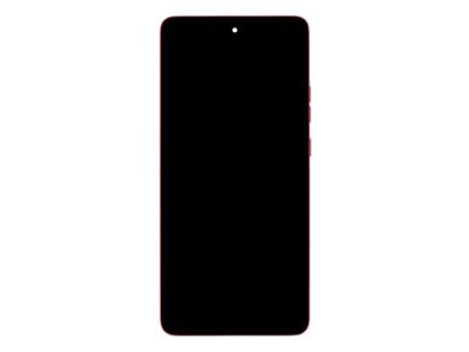 Motorola G86 LCD Display + Dotyková Deska + Přední Kryt Red (Chrysanthemum)…