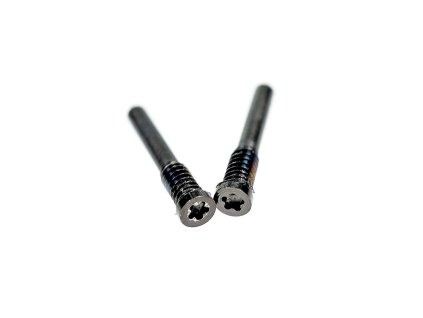 18266 replacement for iphone x bottom screw 2pcs set black 1