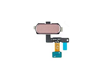 Samsung J730F Galaxy J7 2017 Home button Flex Cable + Button + Fingerprint sensor Pink