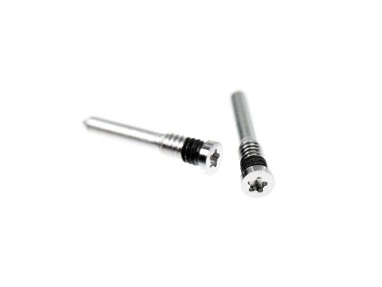 18267 replacement for iphone x bottom screw 2pcs set silver 1