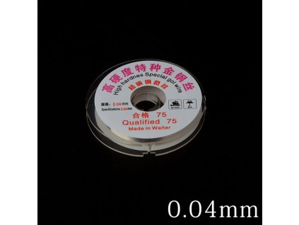 0 04 0 05 0 06 0 08mm Mobile Screen High Hardness Special Gol Wire LCD