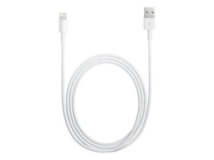 MD819 iPhone 5 Lightning Datový Kabel 2m White (Round Pack)