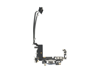 ip 17 pro max charging port flex cable sim slot version deep blue oem used pull qbt6ydz2