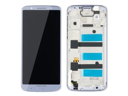moto g6 plus lcd blue 75QBNscX