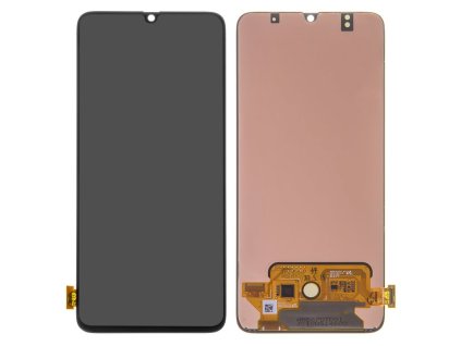 lcd compatible with samsung a705 galaxy a70 black with touchscreen original change glass eu0m5pc4