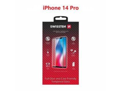 Náhradní díl pro Swissten iPhone 14 Pro Max - 54501826 - Celé lepidlo - Černé