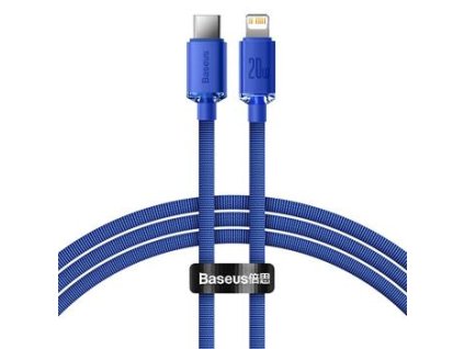 Baseus CAJY000203 Crystal Shine Series Datový Kabel USB-C - Lightning 20W 1,2m…