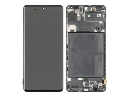 Samsung SM A715F Galaxy A71 LCD Display + Touchscreen + Frame GH82 22152A Black