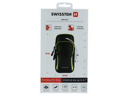 Kryt pro Swissten telefony do 6,7" - Černé