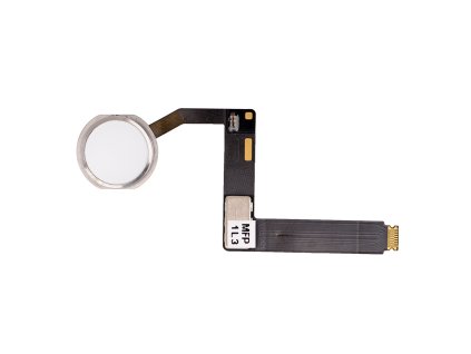 15168 ipad pro 9.7 home button assembly with flex cable ribbon silver 1