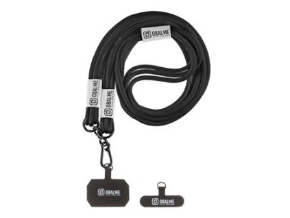 OBAL:ME NeckTag Trio Popruh na Telefon Black