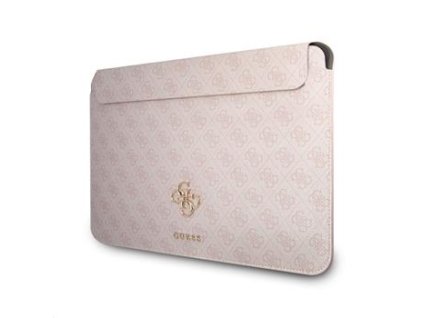 Guess PU 4G Metal Logo Computer Sleeve 13" Pink