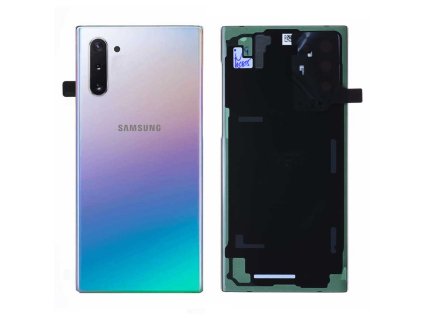 samsung n970f galaxy note 10 backcover gh82 20528c aura glow silver