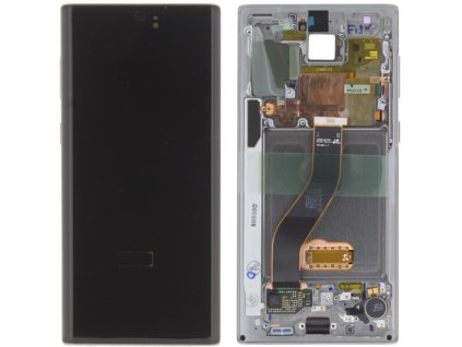Official Samsung Galaxy Note 10 SM N970 Aura Glow Silver LCD Screen & Digitizer GH82 20818C