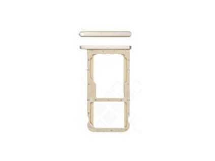 Huawei P20 Lite (ANE LX1) Simcard holder + Memorycard Holder Gold