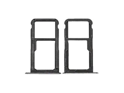 Huawei P10 Lite Simcard holder + Memorycard Holder Black