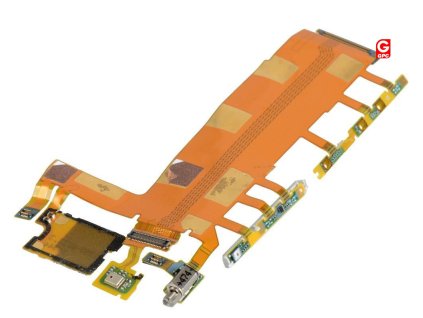 sony xperia z3 main flex power flex side key flex microphone flex