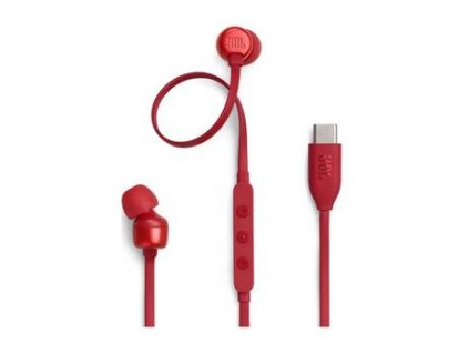 JBL Tune 310C In-Ear USB-C Headphones Red