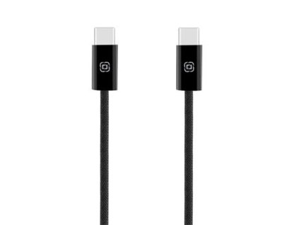 OBAL:ME Super Fast USB-C/USB-C Pletený kabel 100W 1m Black