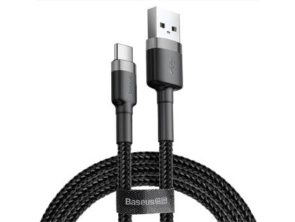 Baseus CATKLF-BG1 Cafule Kabel USB-C 3A 1m Grey/Black