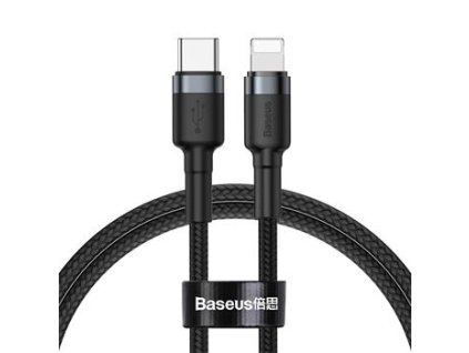 Baseus Cafule Datový Kabel USB-C - Lightning 20W 1m Gray/Black