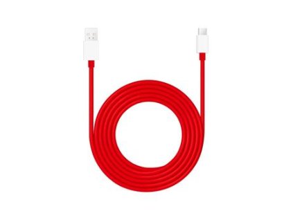 OnePlus SUPERVOOC Charge USB-A/USB-C Datový Kabel 10A 1,5m Red