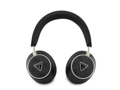 Guess PU 4G Triangle Logo ENC Bezdrátová Sluchátka Black