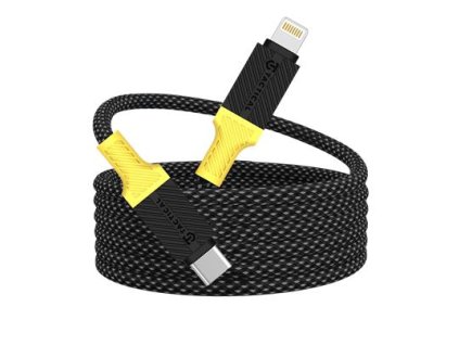 Tactical MagRope USB-C/Lightning 1m Black/Yellow