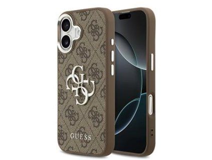 Zadní kryt pro GUESS iPhone 17 Silver Brown