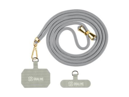 OBAL:ME NeckTag Allure Popruh na Telefon Light grey