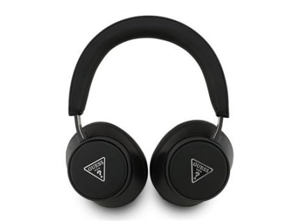 Guess PU Saffiano Triangle Logo ENC Bezdrátová Sluchátka Black