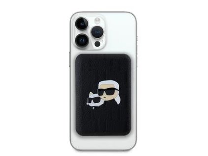 Karl Lagerfeld Embossed K&CH Heads MagSafe Powerbanka 5000mAh Black