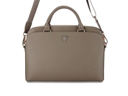 Guess PU Grained Triangle Logo Taška na Notebook 13/14/15" Brown
