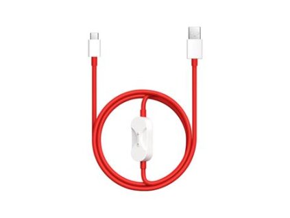 OnePlus SUPERVOOC 2v1 Datový Kabel 8A 1,2m Red