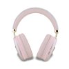 Guess PU Leather 4G Triangle Logo Bezdrátová Sluchátka Pink