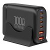 OBAL:ME Terminal GaN Stolní nabíječka 4C2A 100W Black (Pošk. Balení)