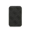 Guess PU 4G Mirror MagSafe Cardslot Peněženka se Stojanem Black