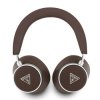 Guess PU Saffiano Triangle Logo ENC Bezdrátová Sluchátka Brown