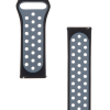 Tactical 267 Double Silikonový Řemínek 22mm Black/Grey