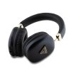 Guess PU Leather 4G Triangle Logo Bezdrátová Sluchátka Black